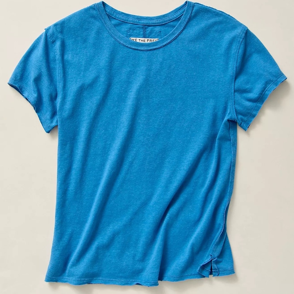 Free People | We The Free Nova Tee in Deep Water - Picture 6 of 6